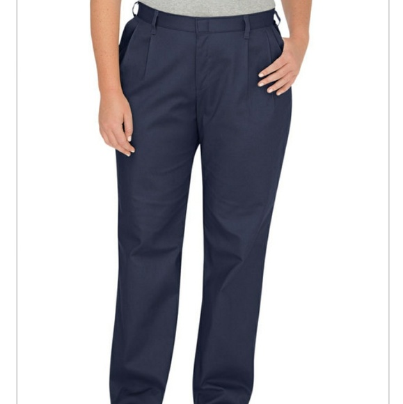womens navy blue dickies pants